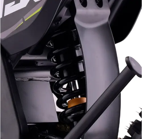 Detailed images of electric off-road motorcycles