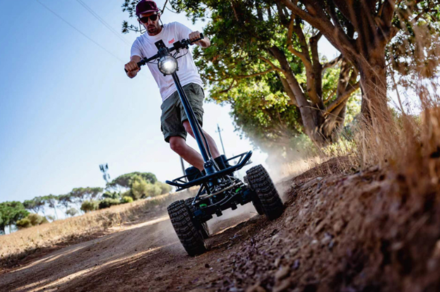 Four-Wheeled Electric All Terrain Scooter