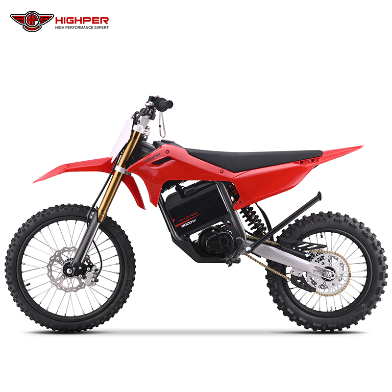China HP131E Electric 8000W Off-Road Bike 72V Battery 19/16