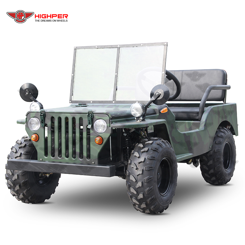 China Factory Free sample Camo Dune Buggy MINI JEEP 110CC 125CC with rigid frame for children Highper Manufacturer and Exporter Highper