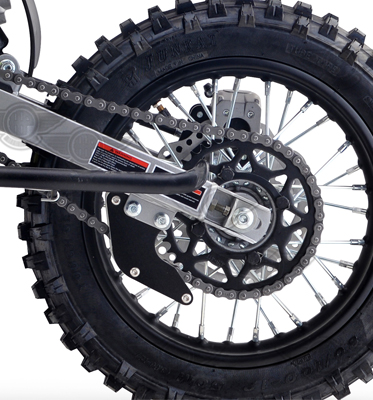 X-PRO 125cc - Motocicleta de 125cc de motocross para adultos, neumáticos  grandes de 17/14 Marco de tubo de acero tipo cuna.